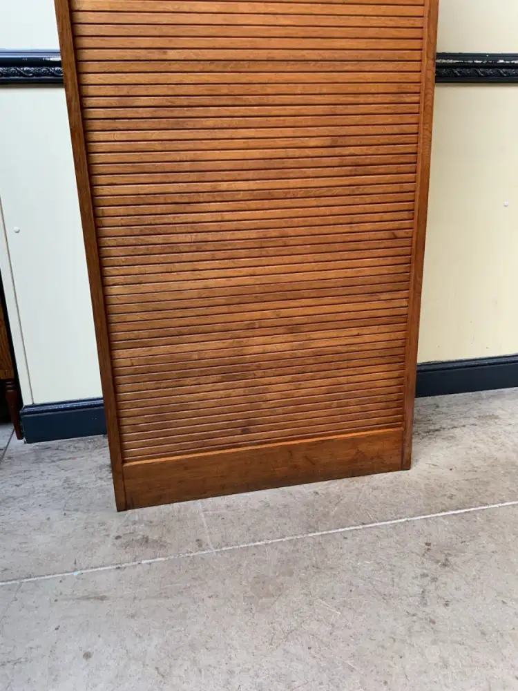 Antiker Art Deco Rollladen Archivschrank - Lieferung möglich! 10