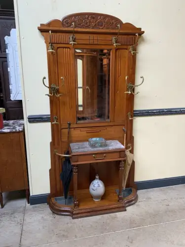 Antike Jugendstil Garderobe - traumhaft schön - Lieferung möglich!