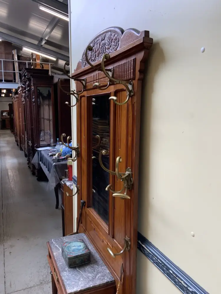 Antike Jugendstil Garderobe - traumhaft schön - Lieferung möglich! 10