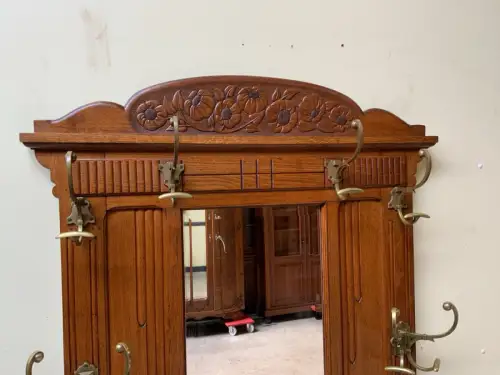 Antike Jugendstil Garderobe - traumhaft schön - Lieferung möglich!