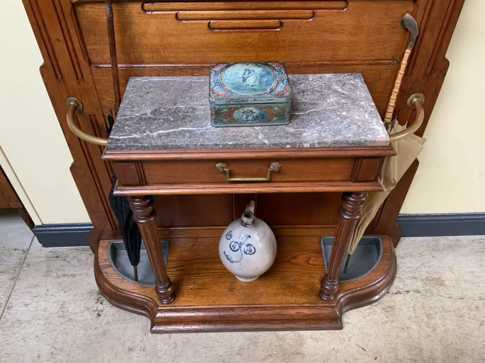 Antike Jugendstil Garderobe - traumhaft schön - Lieferung möglich! 14