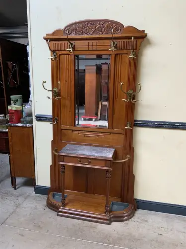 Antike Jugendstil Garderobe - traumhaft schön - Lieferung möglich!