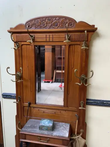 Antike Jugendstil Garderobe - traumhaft schön - Lieferung möglich!
