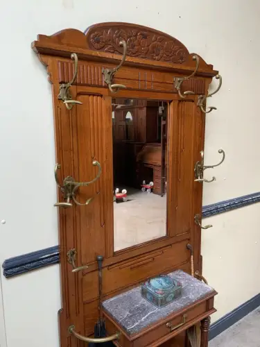 Antike Jugendstil Garderobe - traumhaft schön - Lieferung möglich!