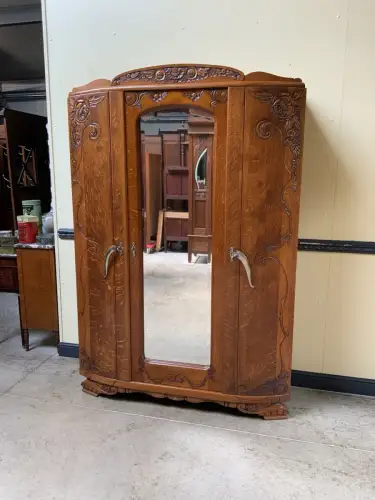 Antik - Kleiderschrank, Wäscheschrank - Art Deco -  Lieferung möglich!