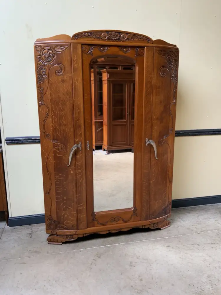 Antik - Kleiderschrank, Wäscheschrank - Art Deco -  Lieferung möglich! 1