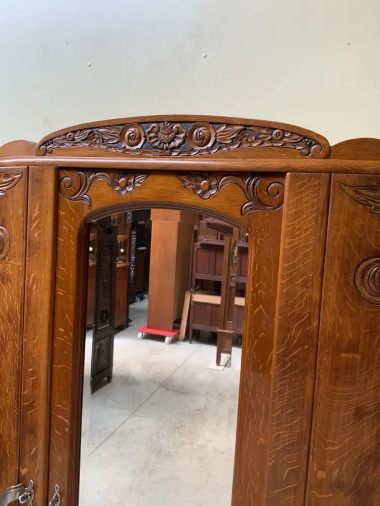 Antik - Kleiderschrank, Wäscheschrank - Art Deco -  Lieferung möglich! 12