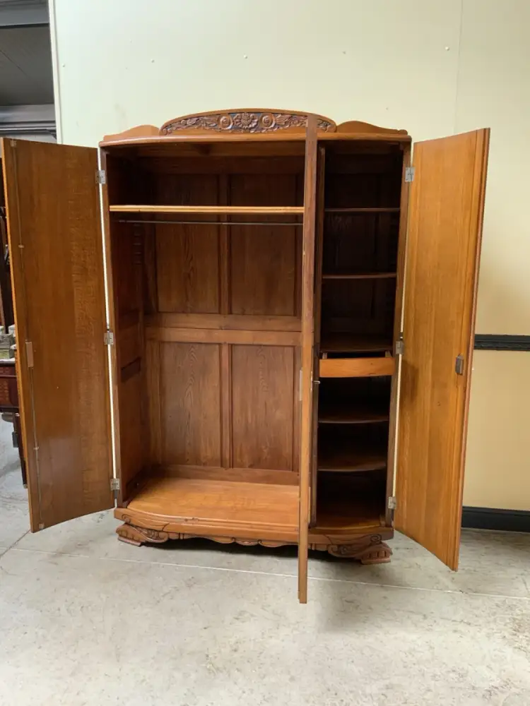 Antik - Kleiderschrank, Wäscheschrank - Art Deco -  Lieferung möglich! 15