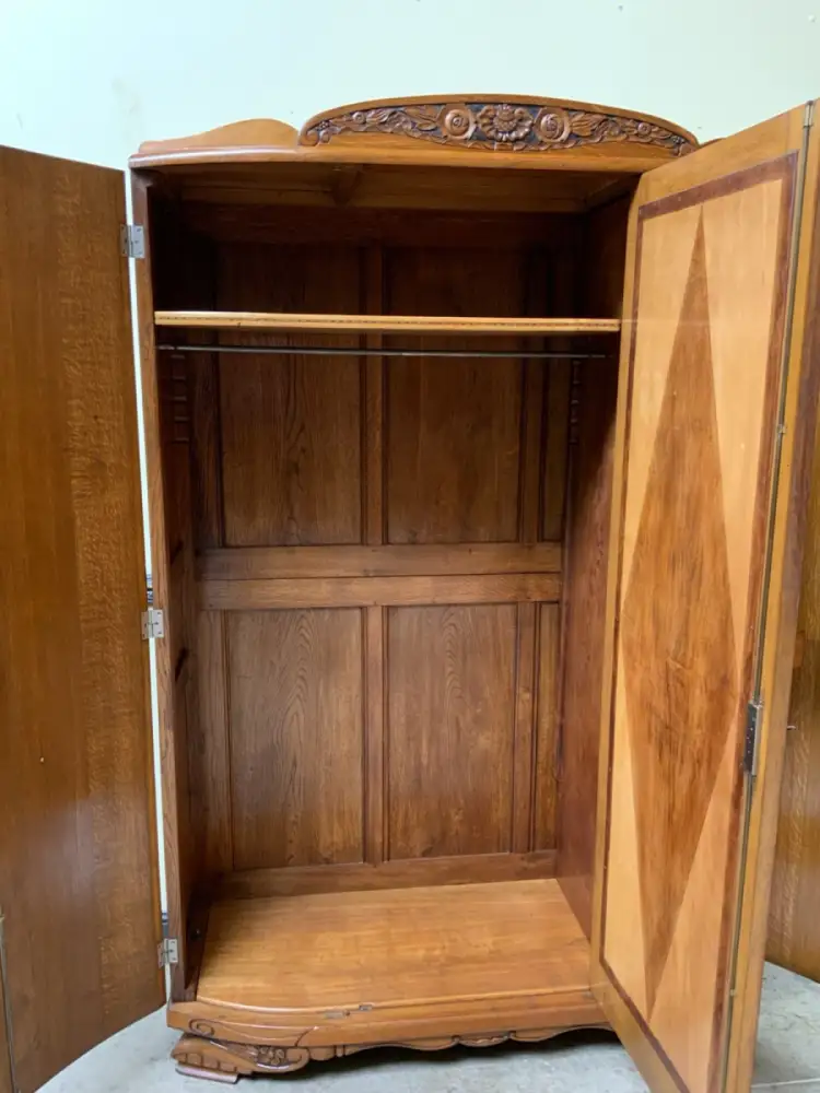 Antik - Kleiderschrank, Wäscheschrank - Art Deco -  Lieferung möglich! 17