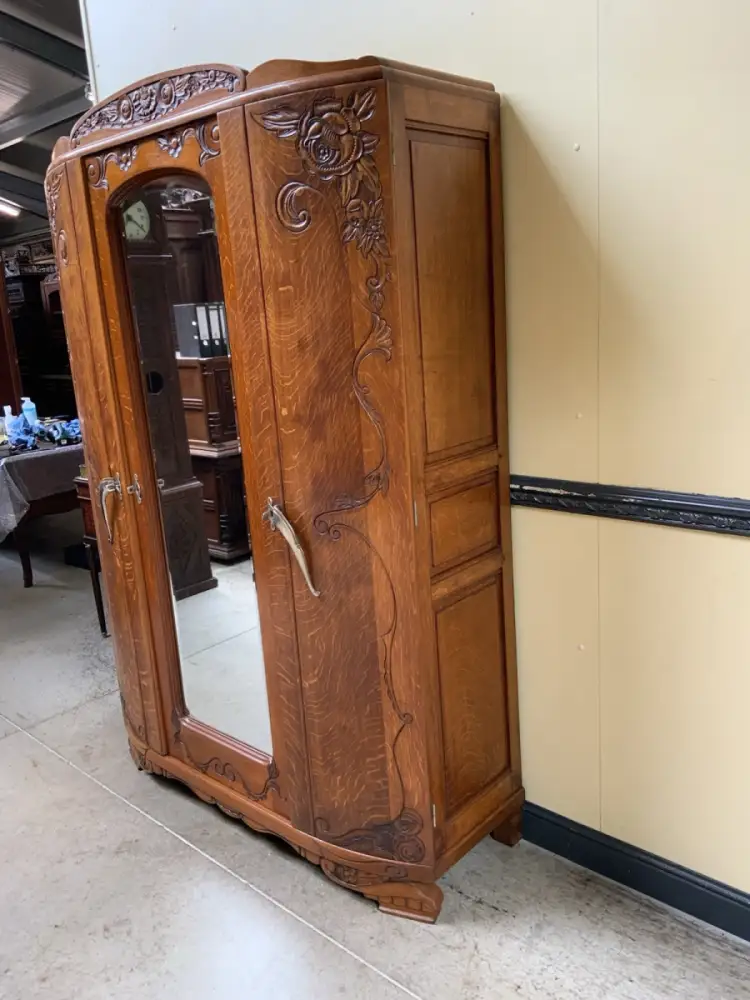 Antik - Kleiderschrank, Wäscheschrank - Art Deco -  Lieferung möglich! 3