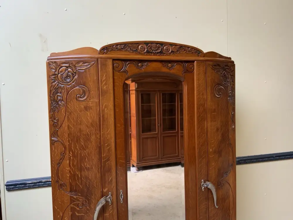 Antik - Kleiderschrank, Wäscheschrank - Art Deco -  Lieferung möglich! 6