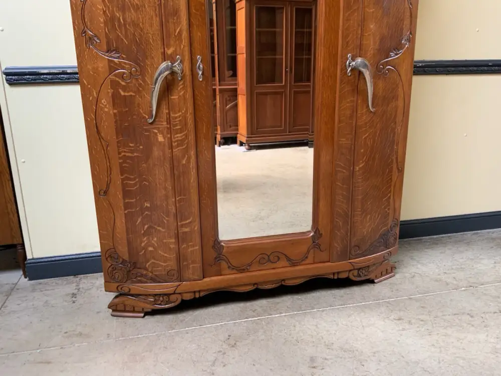 Antik - Kleiderschrank, Wäscheschrank - Art Deco -  Lieferung möglich! 7