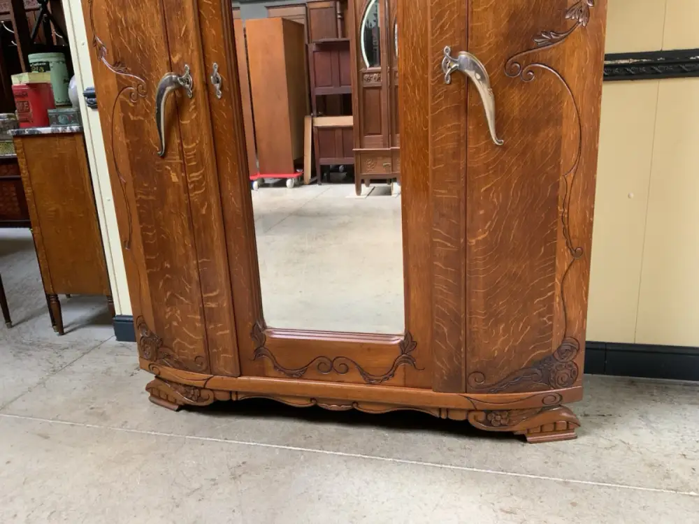 Antik - Kleiderschrank, Wäscheschrank - Art Deco -  Lieferung möglich! 8