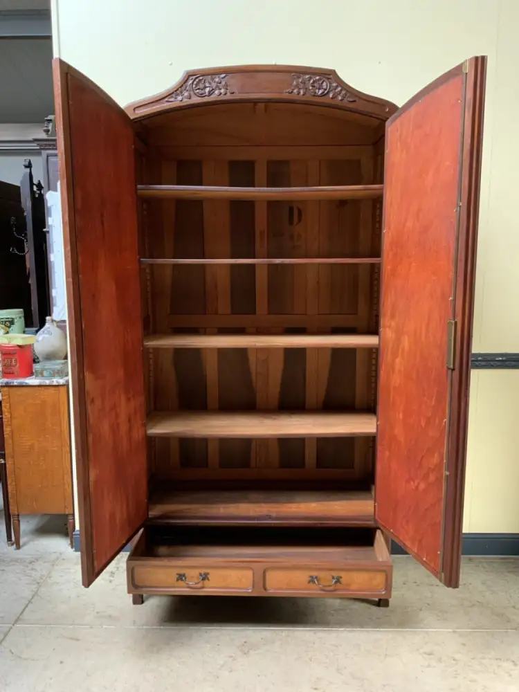 Antik - edler  Wäscheschrank, Geschirrschrank - Jugendstil - Lieferung möglich! 14