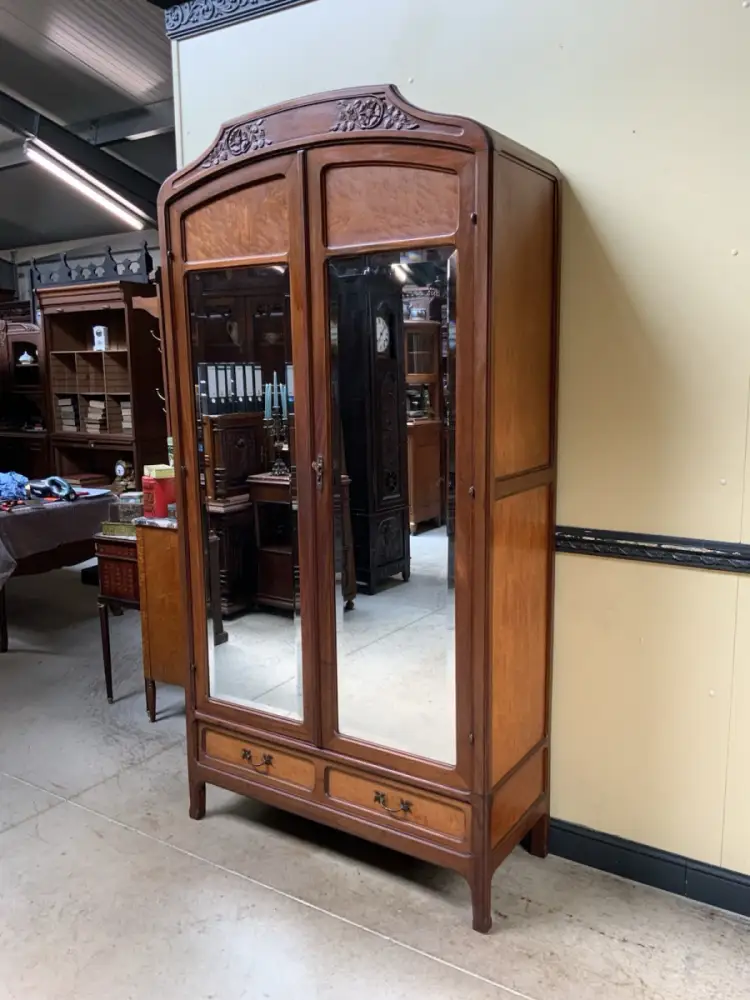 Antik - edler  Wäscheschrank, Geschirrschrank - Jugendstil - Lieferung möglich! 2