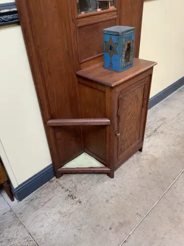Antike Art Deco Garderobe mit Schrank - Traumhaft - Lieferung möglich!