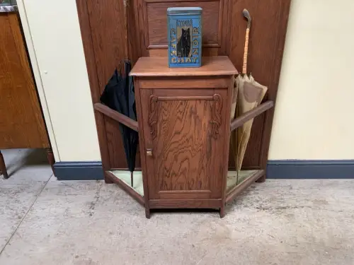 Antike Art Deco Garderobe mit Schrank - Traumhaft - Lieferung möglich!