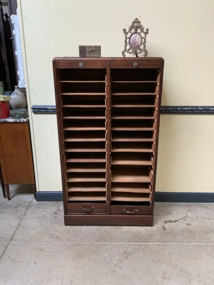 Antik - Archiv Rollladen Schrank, Vertiko, - Art Deco - Lieferung möglich! 10
