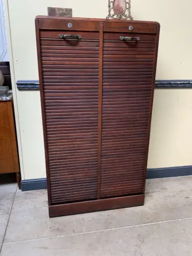 Antik - Archiv Rollladen Schrank, Vertiko, - Art Deco - Lieferung möglich!