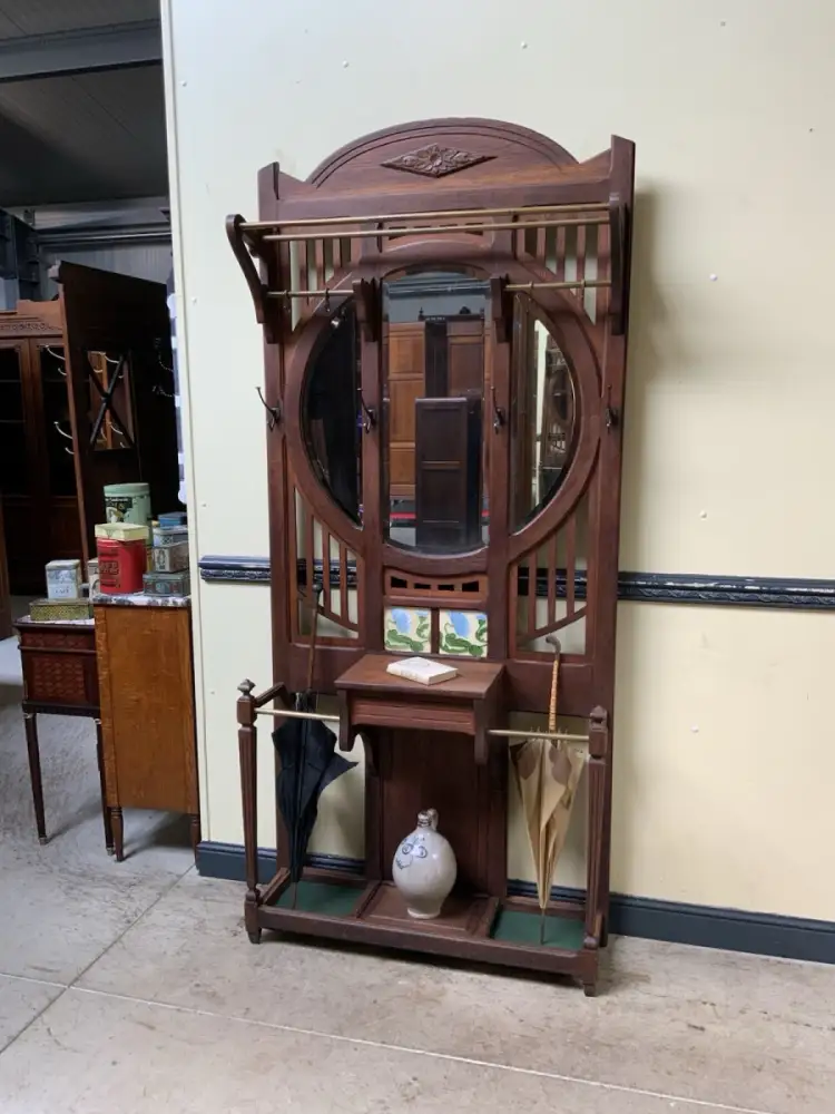Antik - Garderobe, Kleiderständer - Jugendstil -  Lieferung möglich! 0
