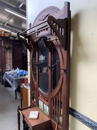 Antik - Garderobe, Kleiderständer - Jugendstil -  Lieferung möglich!