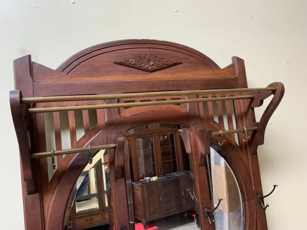 Antik - Garderobe, Kleiderständer - Jugendstil -  Lieferung möglich! 12
