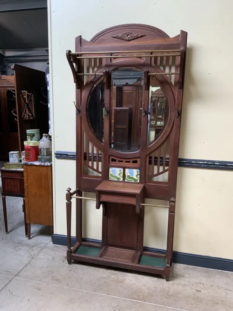 Antik - Garderobe, Kleiderständer - Jugendstil -  Lieferung möglich! 14