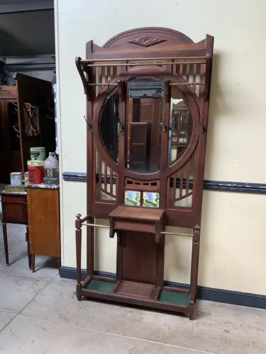 Antik - Garderobe, Kleiderständer - Jugendstil -  Lieferung möglich!