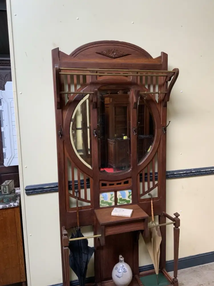 Antik - Garderobe, Kleiderständer - Jugendstil -  Lieferung möglich! 4