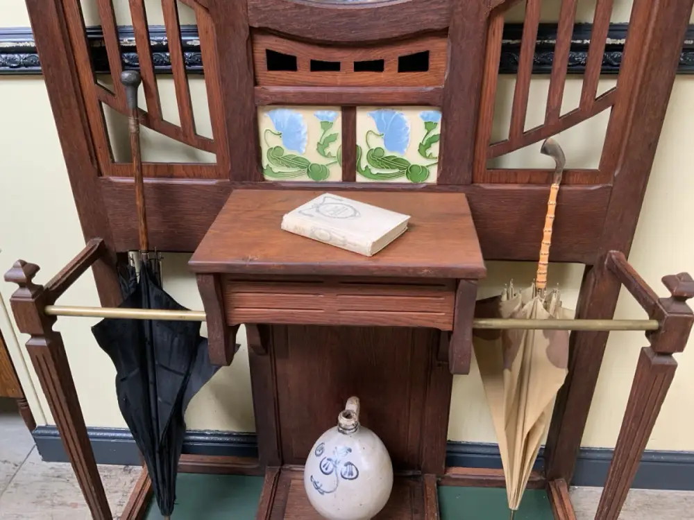 Antik - Garderobe, Kleiderständer - Jugendstil -  Lieferung möglich! 7