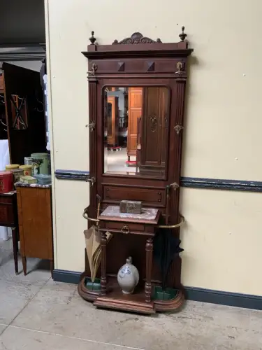 Antike Jugendstil Garderobe, Kleiderständer  - Lieferung möglich!