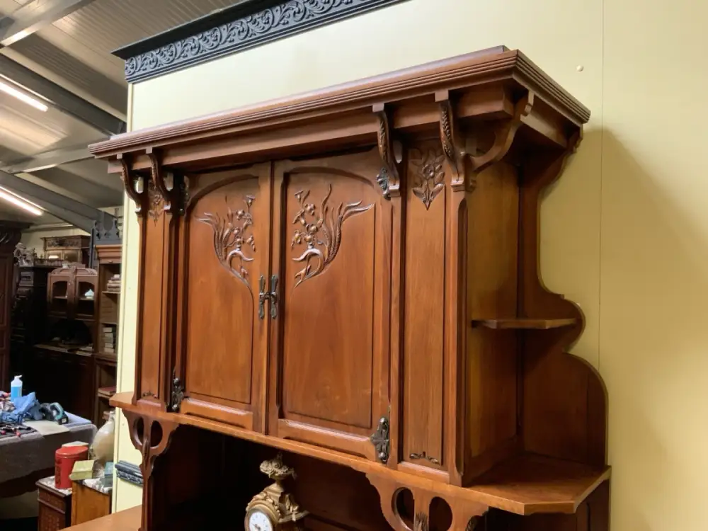 Antikes imposantes Jugendstil Buffet, Kredenz - Art Nouveau - Lieferung möglich! 13