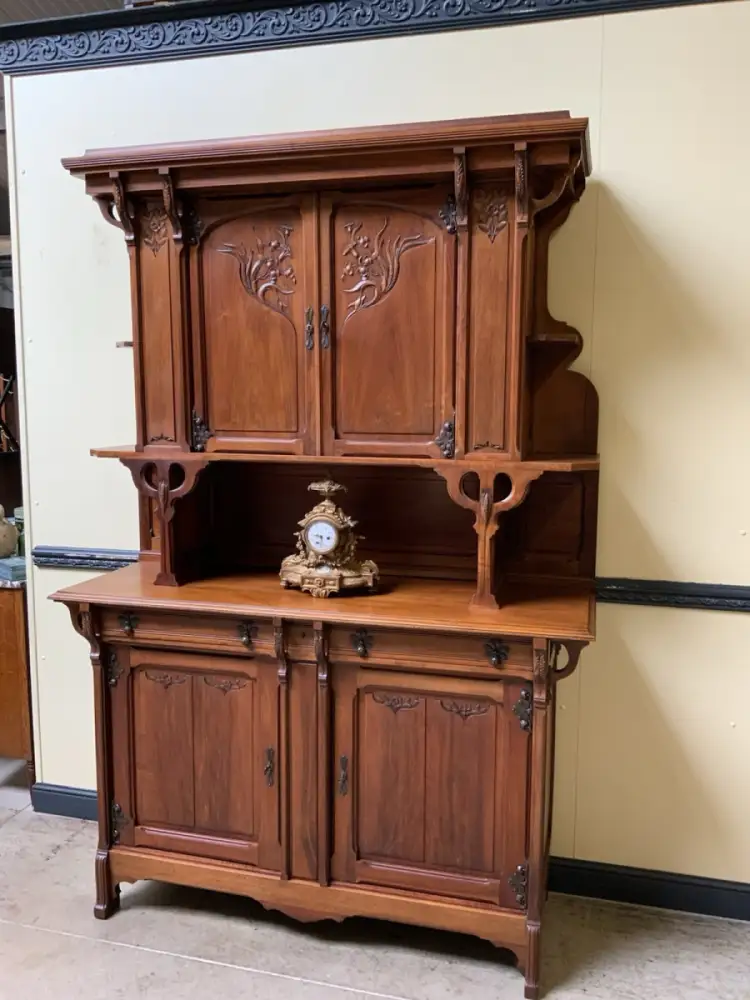 Antikes imposantes Jugendstil Buffet, Kredenz - Art Nouveau - Lieferung möglich! 2