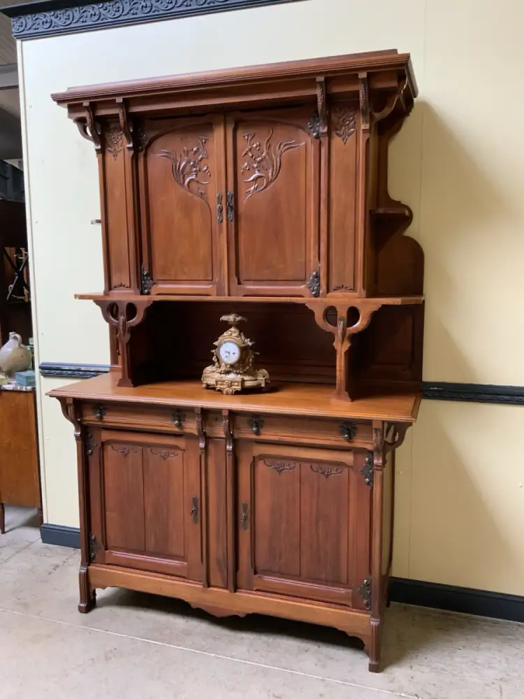 Antikes imposantes Jugendstil Buffet, Kredenz - Art Nouveau - Lieferung möglich! 3