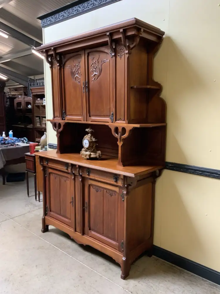 Antikes imposantes Jugendstil Buffet, Kredenz - Art Nouveau - Lieferung möglich! 4
