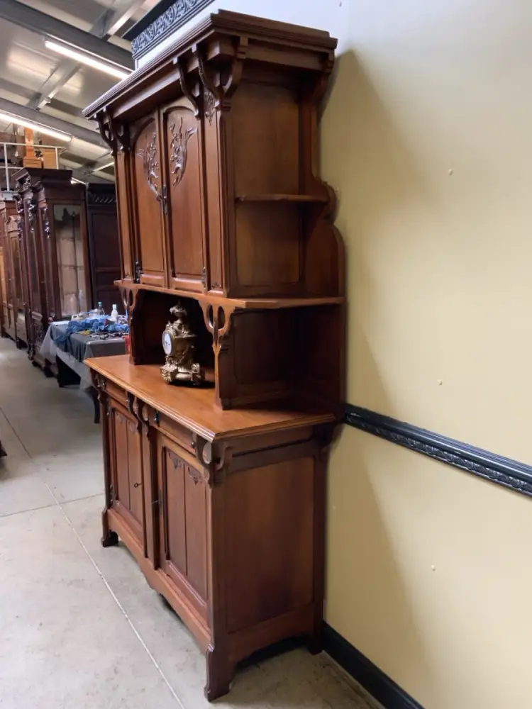 Antikes imposantes Jugendstil Buffet, Kredenz - Art Nouveau - Lieferung möglich! 6