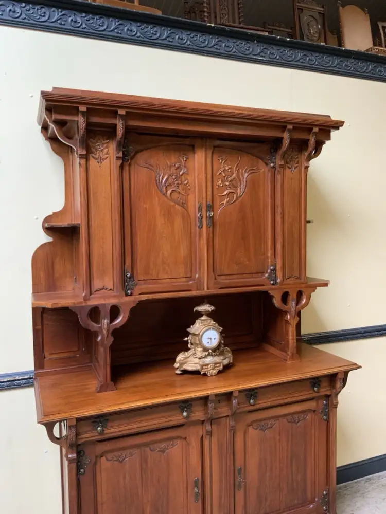 Antikes imposantes Jugendstil Buffet, Kredenz - Art Nouveau - Lieferung möglich! 8