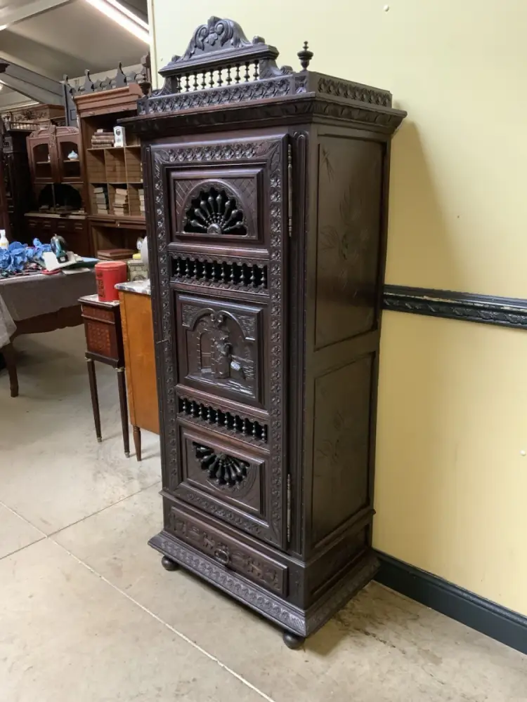 Antik -  Bretonisches Vertiko, Geschirrschrank,  - Lieferung möglich! 3