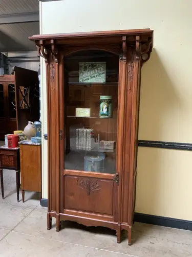 Antik - Vitrine - Jugendstil - Art Nouveau "Edouard Diot"  - Lieferung möglich!