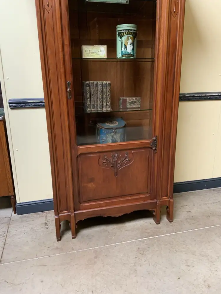 Antik - Vitrine - Jugendstil - Art Nouveau 