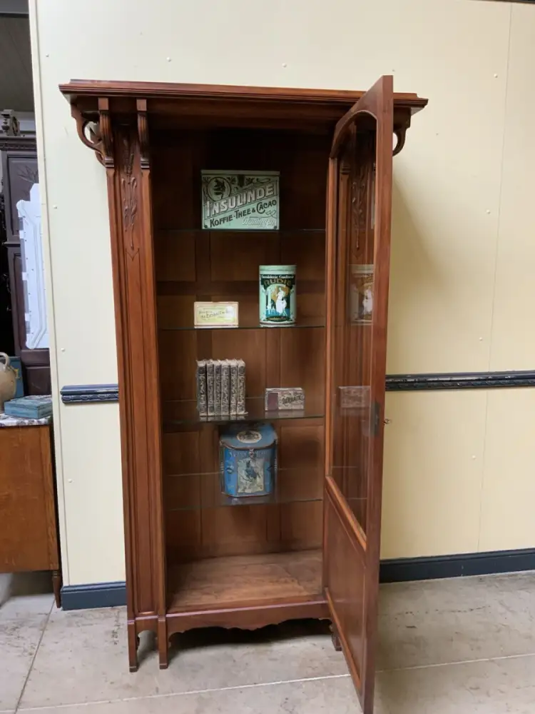 Antik - Vitrine - Jugendstil - Art Nouveau 