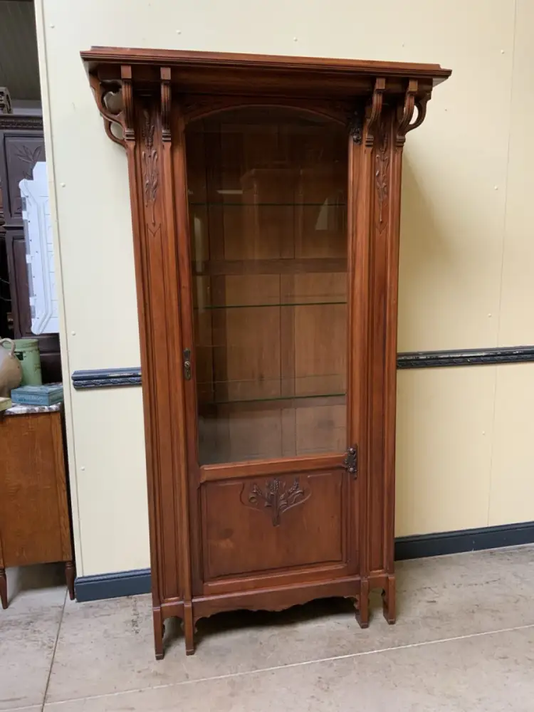 Antik - Vitrine - Jugendstil - Art Nouveau 