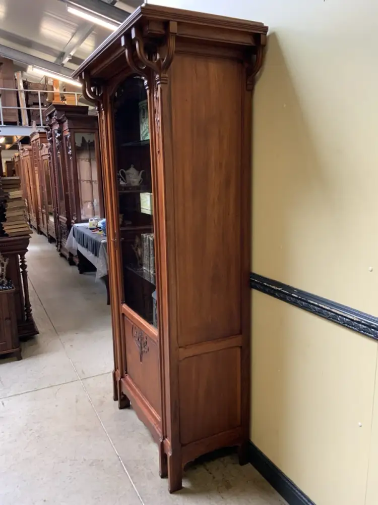 Antik - Vitrine - Jugendstil - Art Nouveau 