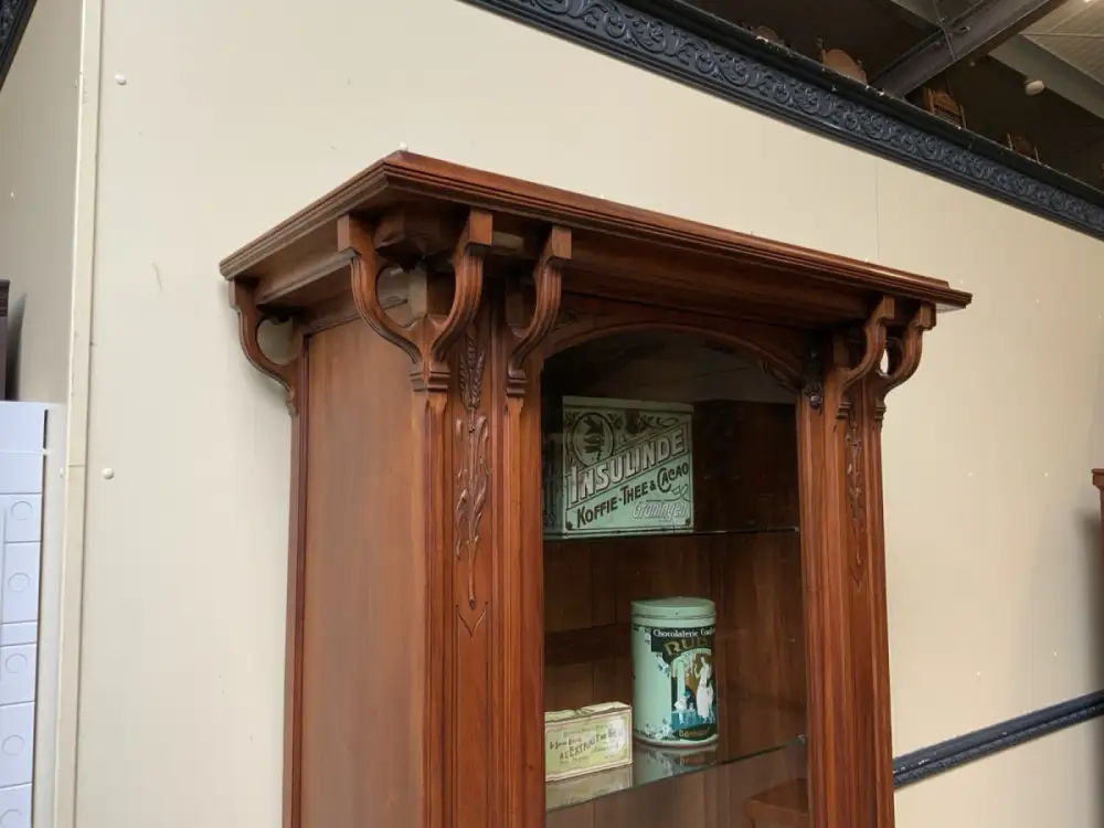 Antik - Vitrine - Jugendstil - Art Nouveau 