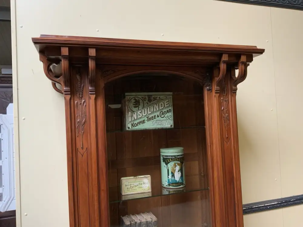 Antik - Vitrine - Jugendstil - Art Nouveau 