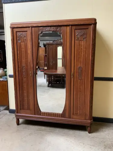 Antik - Kleiderschrank, Wäscheschrank - Art Deco -  Lieferung möglich!