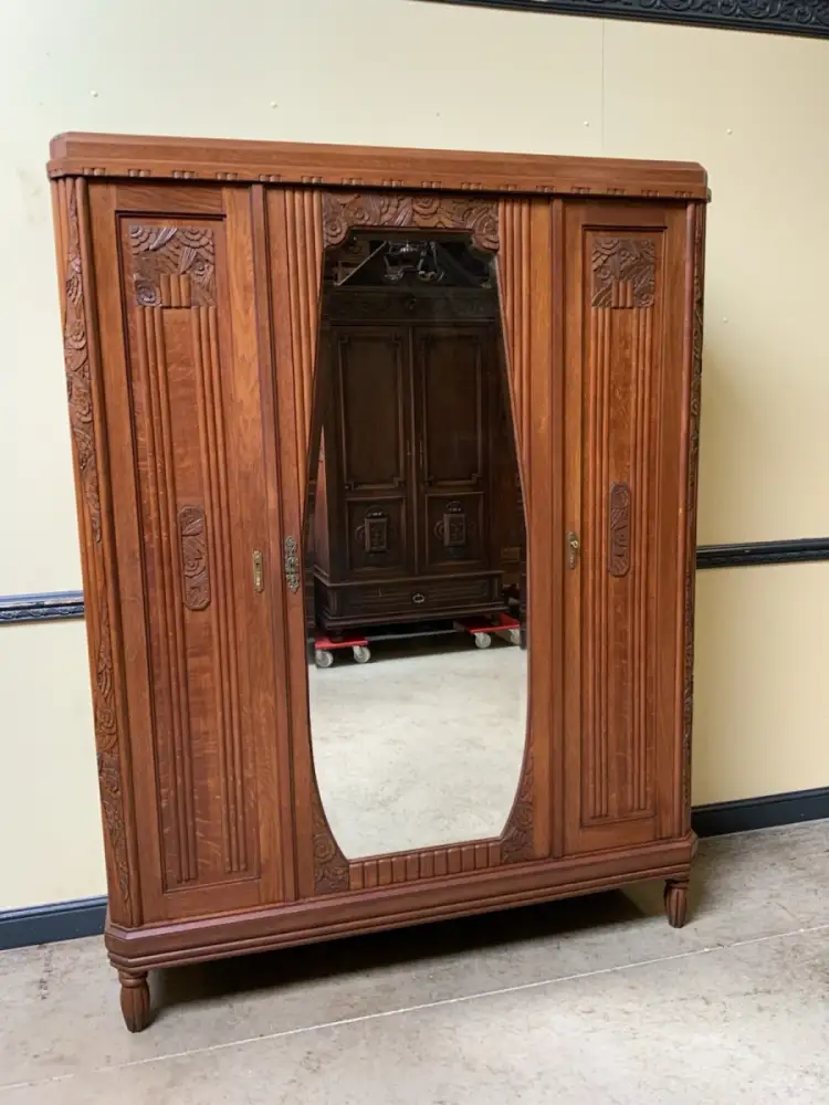 Antik - Kleiderschrank, Wäscheschrank - Art Deco -  Lieferung möglich! 1