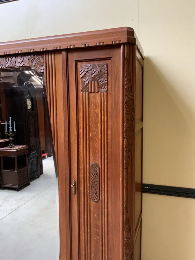 Antik - Kleiderschrank, Wäscheschrank - Art Deco -  Lieferung möglich! 10