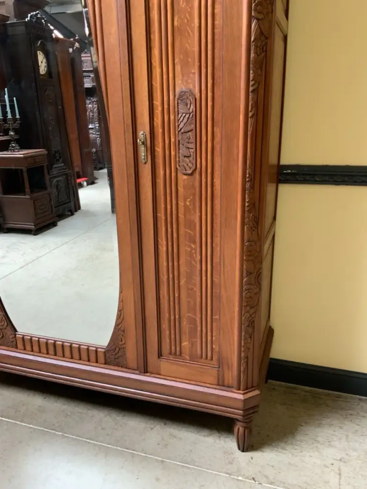 Antik - Kleiderschrank, Wäscheschrank - Art Deco -  Lieferung möglich! 11