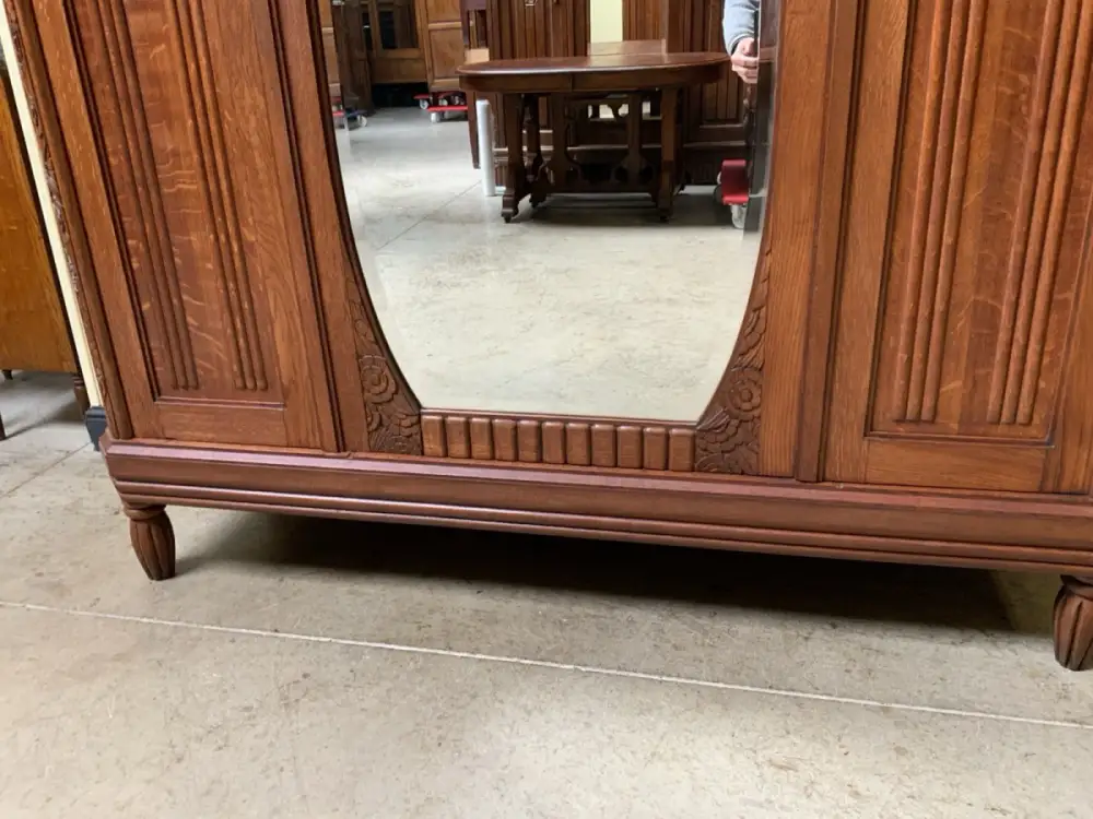 Antik - Kleiderschrank, Wäscheschrank - Art Deco -  Lieferung möglich! 15